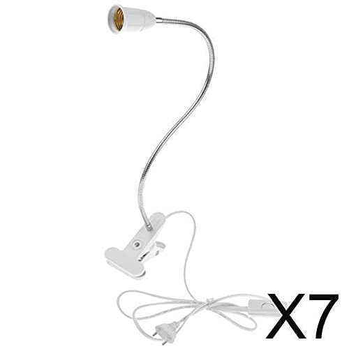 MERISHOPP 7xE27 Flexiable Light Holder Socket Simple Switch Design Clip Lamp EU Plug|Home & Garden|Lamps, Lighting & Ceiling Fans|Lamps-image-42