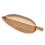 MOTHNUR Plato Sushi Madera Forma Ligero Resistente para Restaurante y Snacks Bandeja Japonesa para Sashimi y Aperitivos Fácil Limpieza y Almacenaje Pequeño