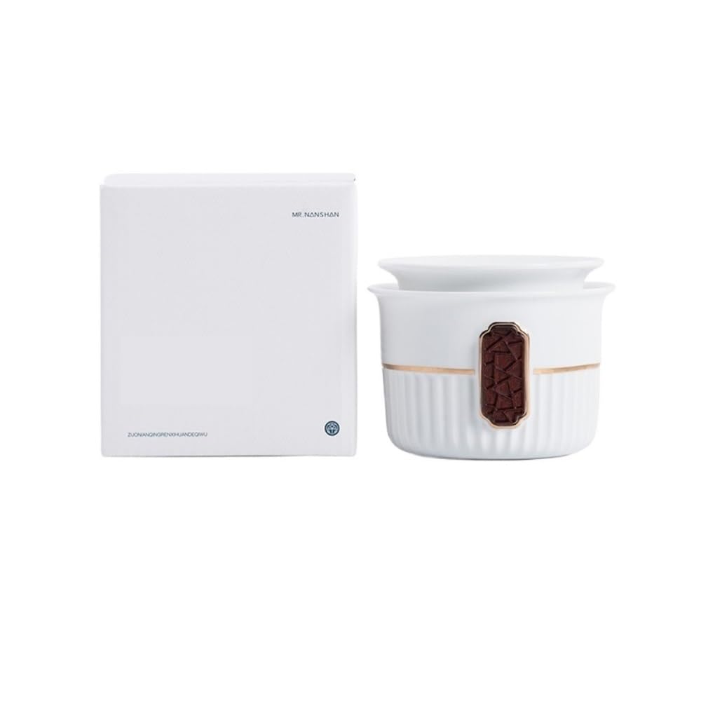 Caja de té Tarro de almacenamiento de té a granel, tarro portátil de cerámica, nueces domésticas, granos de café, sellado, servicio chino Caja de té(D)