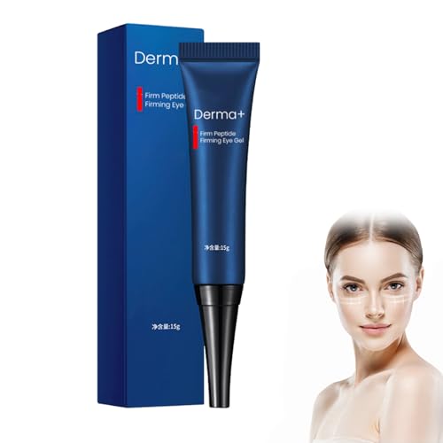 AEEHFENG Dobshow DERMA+ Firm Peptide Firming Eye Gel Open Eyes Awaken Peptide Lifting Eye Gel Natural Lifts Firming Eye Serum for Remove Eye Bags Dark Circles & Eye Wrinkles (1 Pack)