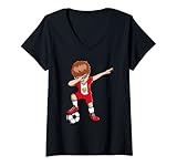 Diseño de fútbol peruano para cualquier fanático del fútbol del equipo de fútbol Perú. La ropa de fútbol para los amantes del fútbol Perú tiene un niño de anime que lleva una camiseta deportiva de la bandera nacional de Perú haciendo dab de hip hop y una pelota de fútbol.