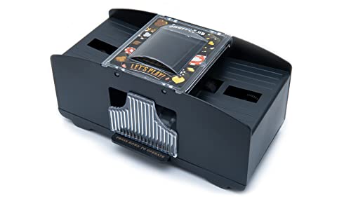 Cool Chimpanzee Automatic 2-Deck Card Shuffler, Home Poker Games, Blackjack, Rummy, War, Texas Hold 'Em, Plo, Omaha, Stud And More #TOP6