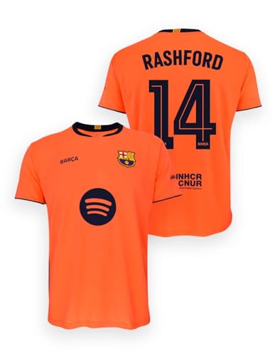 T-shirt FC Barcelona Rashford réplique adulte 2025-26 vêtement foot unisexe