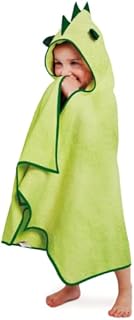 Cuddledry Cuddleroar Bamboo Soft Hooded Towel | Fun Toddler and Baby Bath and Swim Hooded Towels | Made with 100% Oekotex Accredited Bamboo & Cotton | Perfect For Ages 1-3 | Green Dinosaur