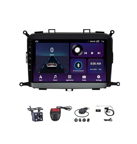 Autoradio Android 12 Kia Carens GPS 2 DIN récepteur audio multimédia