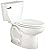 American Standard Cadet 3 Elongated Flowise Two-Piece High Efficiency Toilet with 12-Inch Rough-In, White White