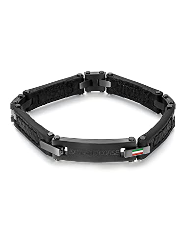 Ducati Corse Silver Bracelet For Men - DTAGB0000507 (B0BLSY5QD3) Amazon Price History, Amazon Price Tracker