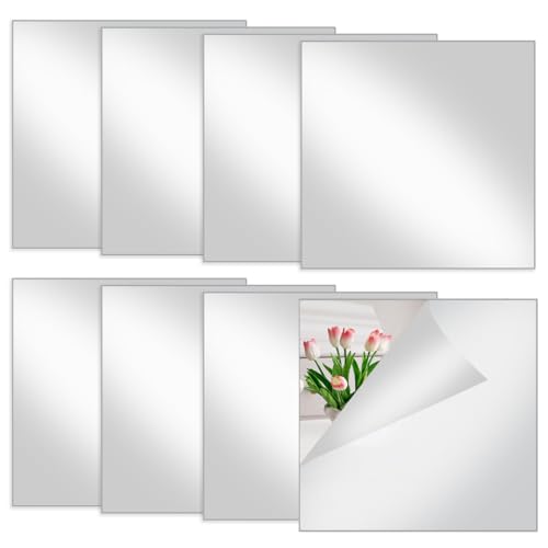 Assemblaggio DIY: Gli specchi adesivi per armadio possono essere combinati liberamente. È possibile personalizzare il proprio design in base alle proprie preferenze, disponendoli in rettangoli, rombi o altri motivi per creare uno stile unico.