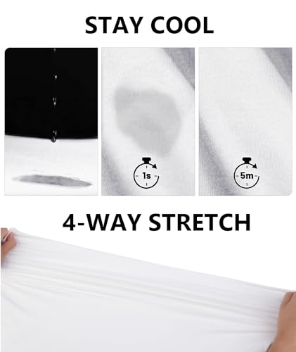 Image of ZITY Men's Golf Short Sleeve Moisture Wicking Polos with Print Patterns