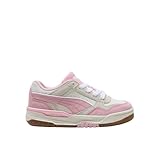 Puma, Unisex, Rebound Retro (Little Kid/Big Kid), Warm White/Almond Blossom/Vapor Gray, 3, Medium