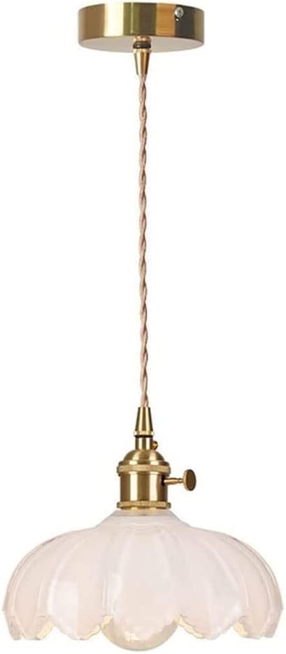 Plafonnier en laiton et verre ananas pour éclairage de chambre et salon