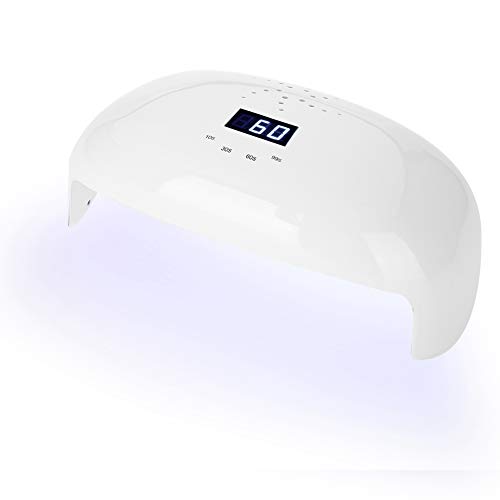 KTM Healthcare® Gel Machine, UV Led Nail Lamp, 78W Portable ABS with 4 Timer Pedicure for Manicure Curing(European standard 110-240V)