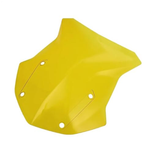 Pare-brise moto contre les turbulences sur BMW R1250GS et R1200GS bulle jaune protectrice