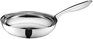 Mäser Seria Tavos patelnia 24 cm, patelnia indukcyjna do wszystkich rodzajów kuchenek, niepowlekana, nadaje się do mycia w zmywarce, nadaje się do mycia w piekarniku, stal nierdzewna 18/10