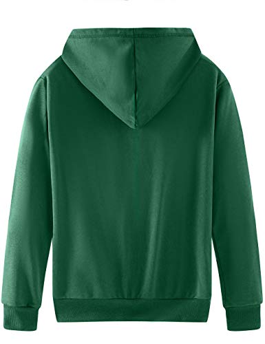 Image of Spring&Gege Boys Zip up Hoodie Soft Solid Classic Full Zip Hooded Sweatshirts for Kids (3-14 Years)