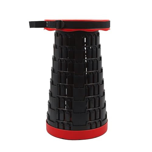 Max Star - Taburete Plegable, Portatil, Banqueta Plegable, Silla Plegable Portatil, Ideal para Interiores y Exteriores, Fácil de Almacenar y Transportar, Camping, Hogar