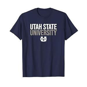 Utah State University Aggies Stacked T-Shirt