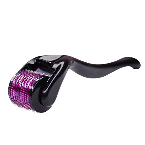 MUJGAN Derma Roller – 1mm Microneedling Beard Roller for Beard & Hair Growth -540 Titanium Micro Needles Derma Roller for Face – Reduce Fine Lines, Wrinkles, Age Spots and Stretch Marks