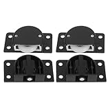 Fonctionnement fluide et silencieux : équipés de roulettes de guidage et de poulies pour portes de placard, ces roulettes garantissent un fonctionnement silencieux et fluide de vos portes coulissantes à chaque utilisation