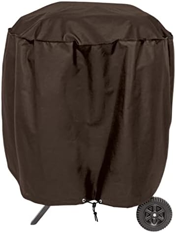 True Guard Grill Water Resistant Heavy Duty Patio Furniture Covers, Fade/Stain/UV Resistant for Outdoor Patio Furniture, 600D Rip-Stop Brown 30in