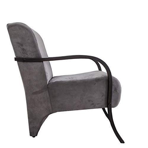 Kit 2 Poltronas Decorativas Cinza Gigante Móveis