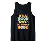 Photo Gallery È un buon giorno per leggere happy reader tipografia book lover canotta Photo Gallery È un buon giorno per leggere happy reader tipografia book lover canotta