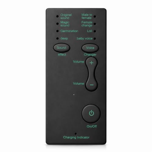 Image of FREDI HD PLUS Portable Mobile Voice Changer Device with 8 Built-in Sound Effects | Audio Voice Modifier with Button Control & Volume Adjustment | Rechargeable Voice Changer Compatible with Smartphones