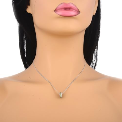 Adabele 1pc Solid Sterling Silver Birthstone Charm Tarnish Resistant Sparkle Cubic Zirconia Diamond Bead Compatible with Pandora All Personalized Women Charm Jewelry Making4