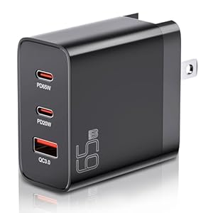 Euiyi 最大65W 3ポート USB充電器 1,044円!プライム会員は送料無料!【USB-C&USB-A】 Euiyi 最大65W 3ポート USB充電器 1,044円!プライム会員は送料無料!【USB-C&USB-A】