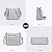 Worldlyda Crossbody Bags for Women Soft Vegan Leather Shoulder Bags Handbags and Purses for Women hobo bag (Grey)