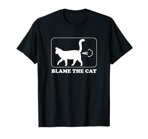 Blame the Cat - Funny Cat Fart for Cat Owners T-Shirt Women