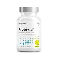 Probivia® Kulturen Komplex 10 Mrd. KBE pro Tagesdosis - 476 Mrd. KBE pro 1g Rohstoff - 22 Bakterienstämme & Inulin - 180 Kapseln - u.a. Lactobacillus, Bifidobacterium