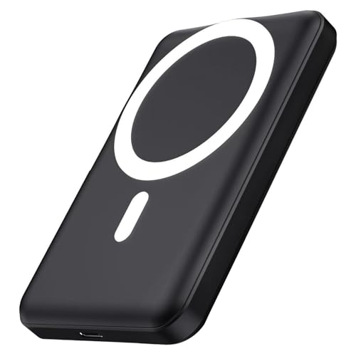Power Bank Magnetico 10000mAh, Wireless Caricatore 20W Ricarica Rapida Powerbank, Caricabatterie Portatile per Magsafe, Battery Pack Wireless Batteria Esterna per iPhone 17 16 15 14 13 Pro Max Series