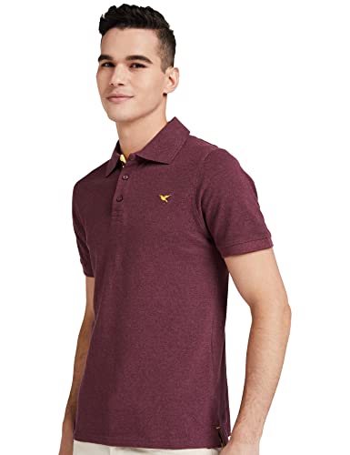 Image of Deniklo Men Cotton Rich Regular Fit Solid Polo T-Shirt | Men's Best T Shirt |Half Sleeves Casual T-Shirt |Classic Plain T-Shirt | Collar T Shirt|Polo T-Shirt for Men (Available in Plus Size)