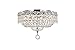 Elegant Lighting V1900F14C/EC Century - Four Light Flush Mount, Crystal Style Options: Clear Elegant Cut
