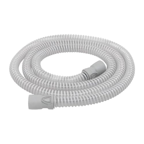 Image of LIFESOURCE - 1-Pack 6ft Slim CPAP Tubing Hose 15mm, Lightweight Flexible Gray Tube - Compatible with ResMed AirSense 10 & 11, AirCurve & SlimLine CPAP /BiPAP Machines
