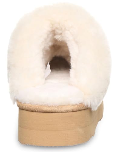 Image of BEARPAW Women's Retro Loki Slippers | Cozy Indoor & Outdoor Shoes, Warm Wool Blend Lining, Lightweight EVA Outsole, Indoor & Outdoor Comfort