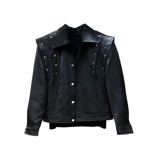 Veste courte à épaulettes homme manteau léger printemps automne