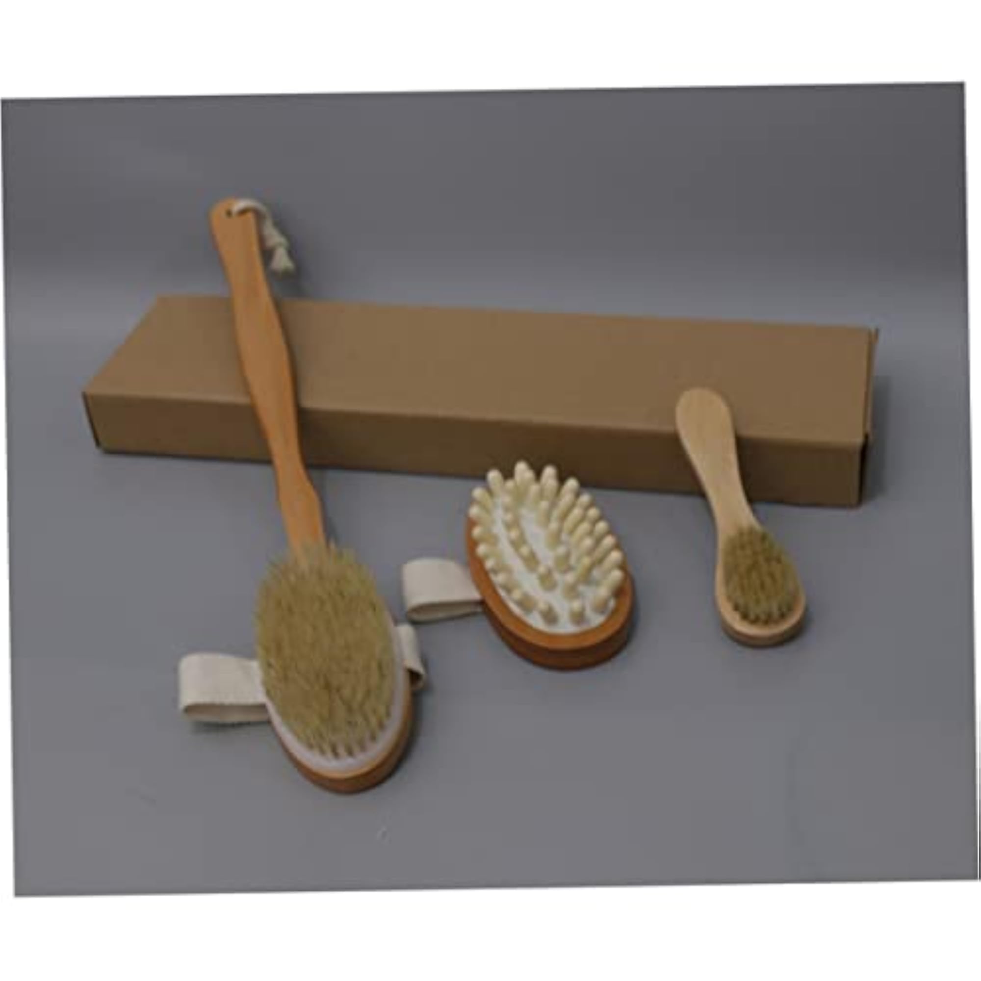 4pcs Bath Brush Set for Soft Exfoliating