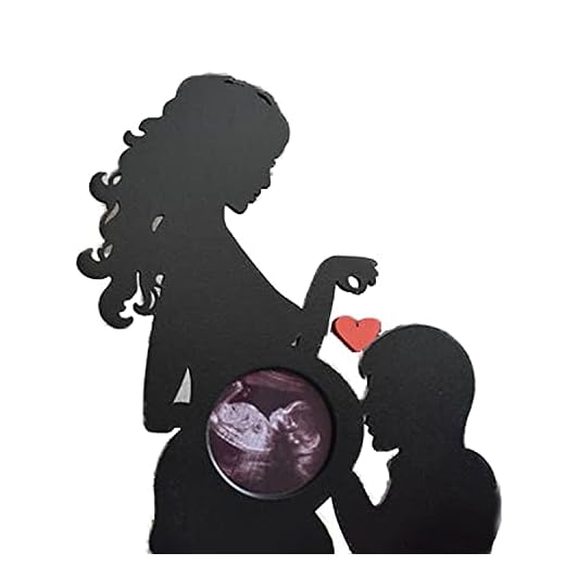 Baby Sonogram Fotoram, kärlek vid första anblicken Minnessak Ultraljud Bildram, en fantastisk graviditet kön avslöjar tillkännagivande gåva, graviditetsgåvor för första gången mammor