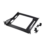 GeeekPi – GeeekPi Mini-ITX Regaleinschub, 10 Zoll 1U Rack Fachboden, 2