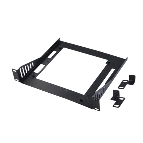 GeeekPi Bandeja para Mini ITX 1U 10 Pulgadas, Fondo 200 mm, Compatible con Placa Base Mini ITX/Super6C, para Racks de Servidor de 10 Pulgadas y Montaje en Rack DeskPi RackMate T1/T0