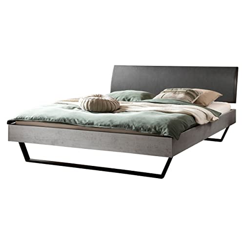 Preisvergleich Produktbild Hasena Industrial Style Bett Clyo 20 Beton Nachbildung 140x200