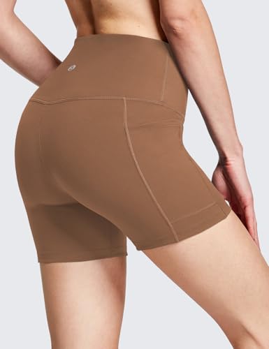 Image of baleaf Women's 8 inch / 5 inch / 3 inch Biker Shorts High Waist Yoga Workout Gym Running Volleyball Spandex Shorts with Pockets