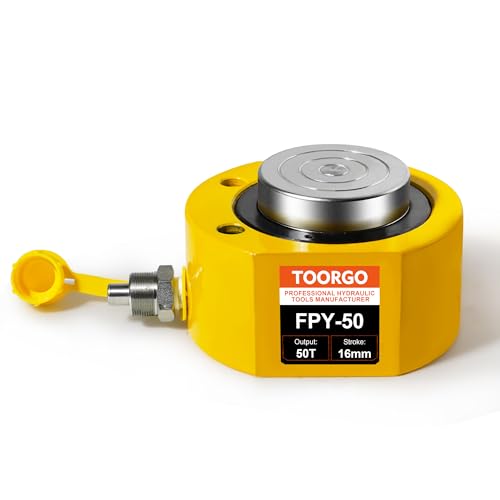 50T Hydraulic Cylinder 0.71" Stroke Mini Porta Power Ram Hydraulic-Lifting-Cylinders for Machinery and Shipbuilding