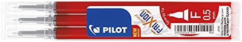 Pilot Refills for Frixion Point Rollerball 0.5 mm - Light Green, Pack of 3