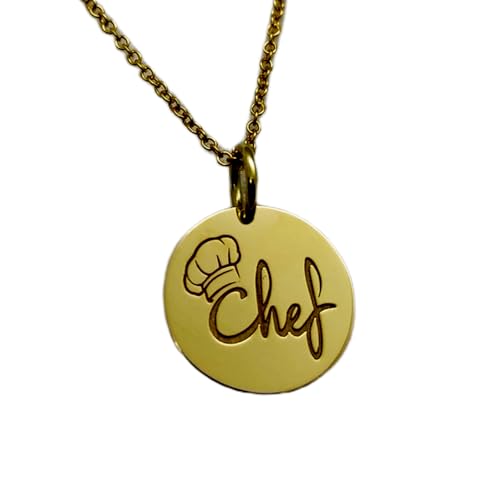 Colgante de cocina elegante en plata ley 925, el regalo perfecto para chefs