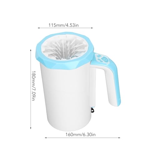 LIMPADOR AUTOMÁTICO DE PATA DE CÃO PODEROSA SOLUÇÃO DE LIMPEZA DE CERDAS DE SILICONE PARA CÃES GRAND