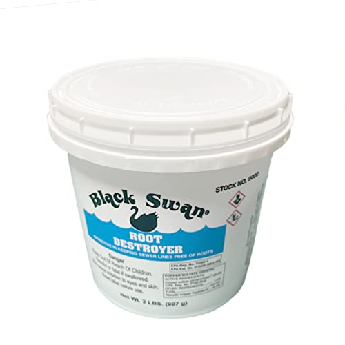 Fixturedisplays 09000-BLACKSWAN-NEW-1PK-NF ® 1Pk Root Destroyer 2 Lb - Powerful Tree Root Killer For Sewer Lines And Drains 09000-Blackswan-New-1Pk-Nf cover