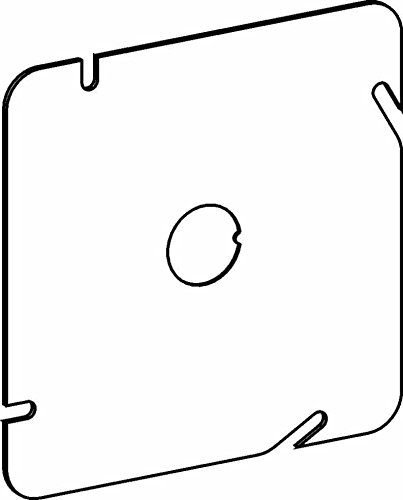 Orbit 5bck couvercle de boîte électrique en acier 12,7 cm knockout